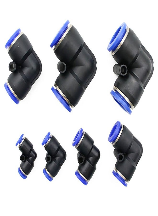 Metaland Elbow Push to Connect Fitting, 1/2" OD Pneumatic Air Line 90 Degree Quick Push Lock Adapters (Pack of 10) - Image 5