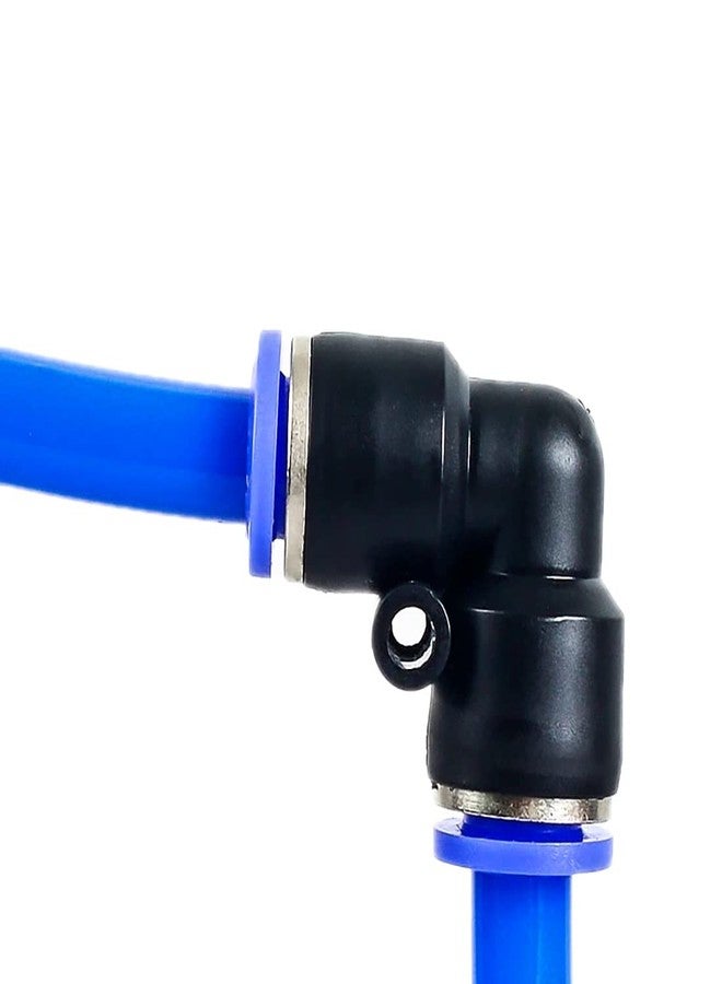 Metaland Elbow Push to Connect Fitting, 1/2" OD Pneumatic Air Line 90 Degree Quick Push Lock Adapters (Pack of 10) - Image 4