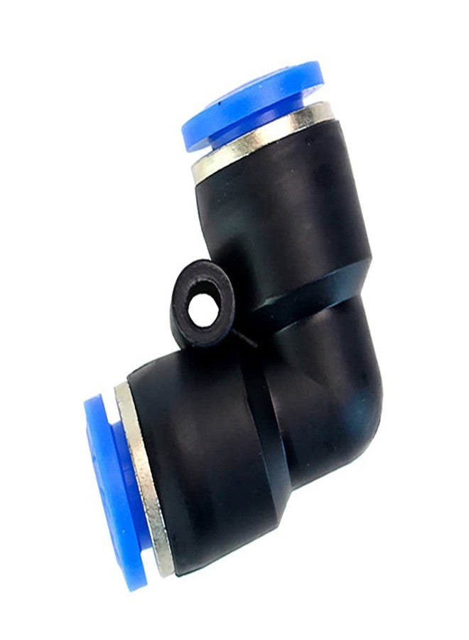 Metaland Elbow Push to Connect Fitting, 1/2" OD Pneumatic Air Line 90 Degree Quick Push Lock Adapters (Pack of 10) - Image 3