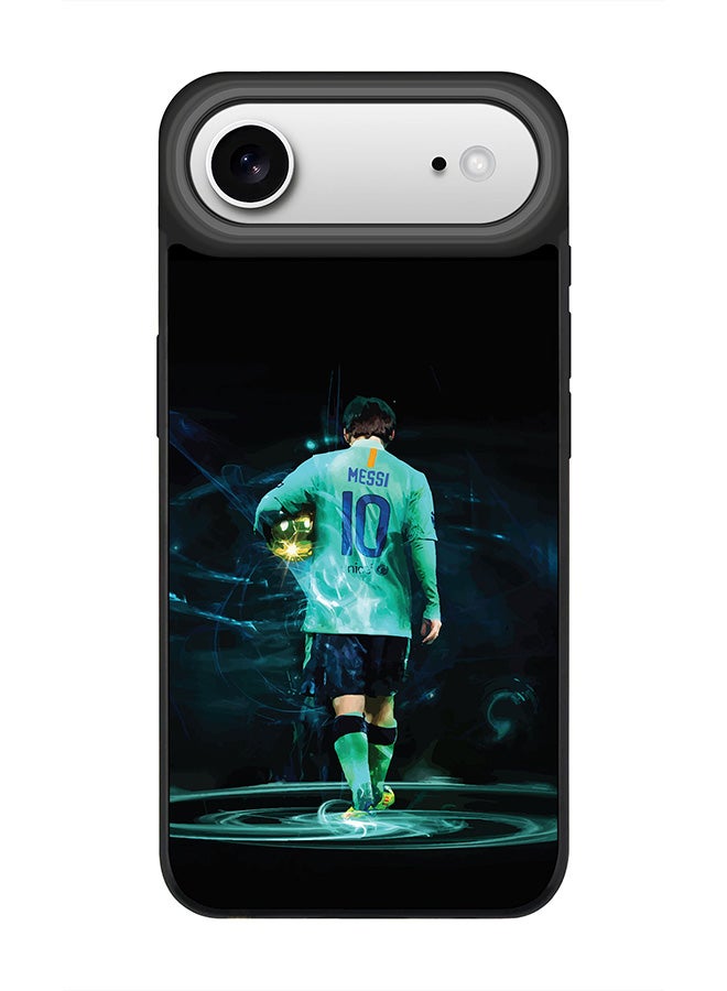 Stylizedd غطاء آيفون إير، [متوافق مع MagSafe] غطاء مغناطيسي نحيف لآيفون إير - ميسي الذهبي - Image 1