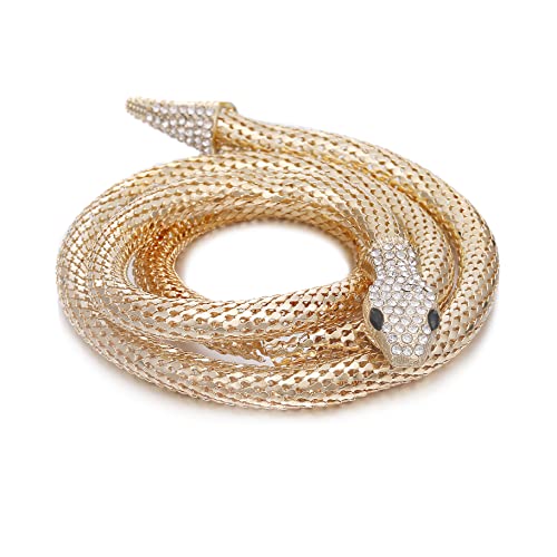 LUREME Flexible Snake Necklace & Collar Choker - Adjustable Snake Waist Chain for Women (nl006311-1) - Image 1