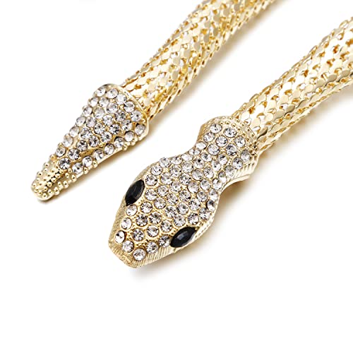 LUREME Flexible Snake Necklace & Collar Choker - Adjustable Snake Waist Chain for Women (nl006311-1) - Image 5