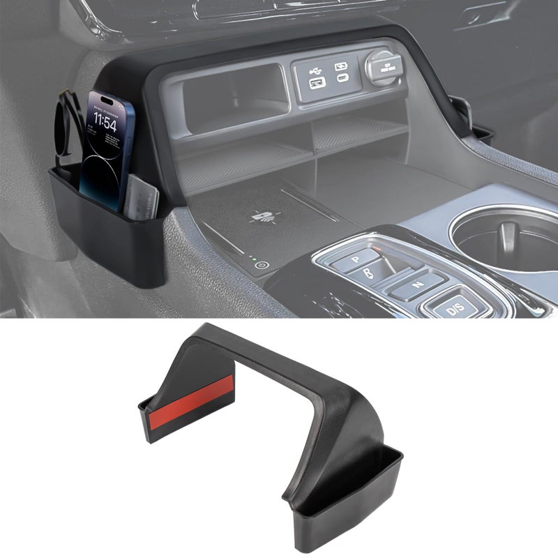 Neepiar Center Console Organizer Compatible with 2023 2024 2025 Honda Pilot 2026 Passport Gear Shift Console Side Tray Box Interior Accessories