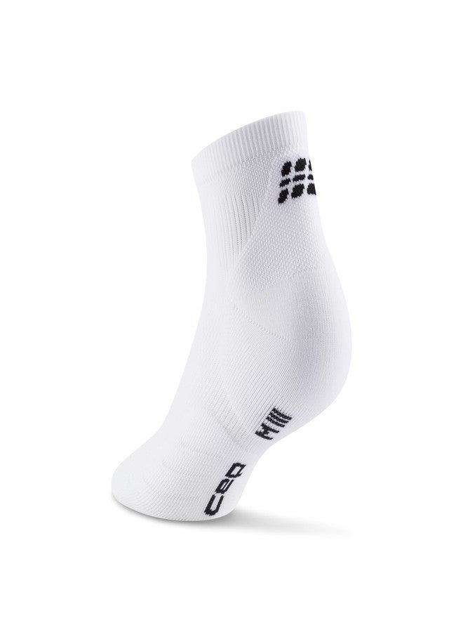 CEP Core Run Low Cut Socks 5.0, White, Unisex, MD - Image 4