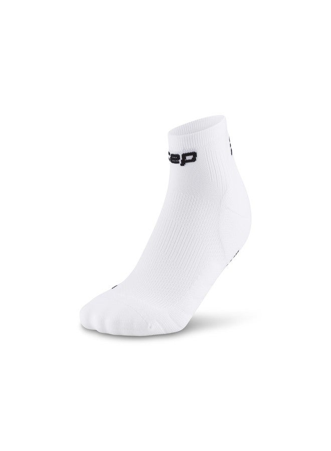 CEP Core Run Low Cut Socks 5.0, White, Unisex, MD - Image 1