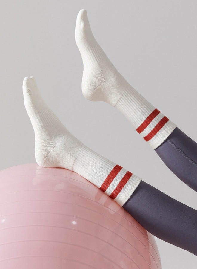 Women's Yoga Anti-Slip Socks, Pilates Anti-Slip Socks, Suitable For Pilates, Yoga, Ballet, Dance Anti-Slip Socks Sports College Style Socks - Image 1