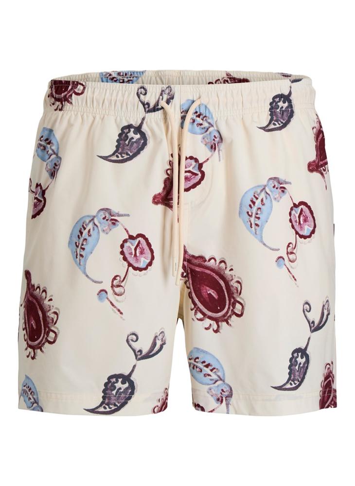 JACK & JONES Printed Drawstring Swim Shorts - Image 1