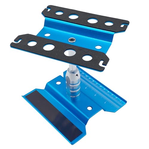 RC Lelut RC Car Stand RC Repair Stand 360 Degree Rotation Lift or Lower for Traxxas Arrma Redcat Axial RC4WD HSP Losi 18 110 112 116 Scale RC Crawler Car Truck Buggies Sky Blue - Image 1