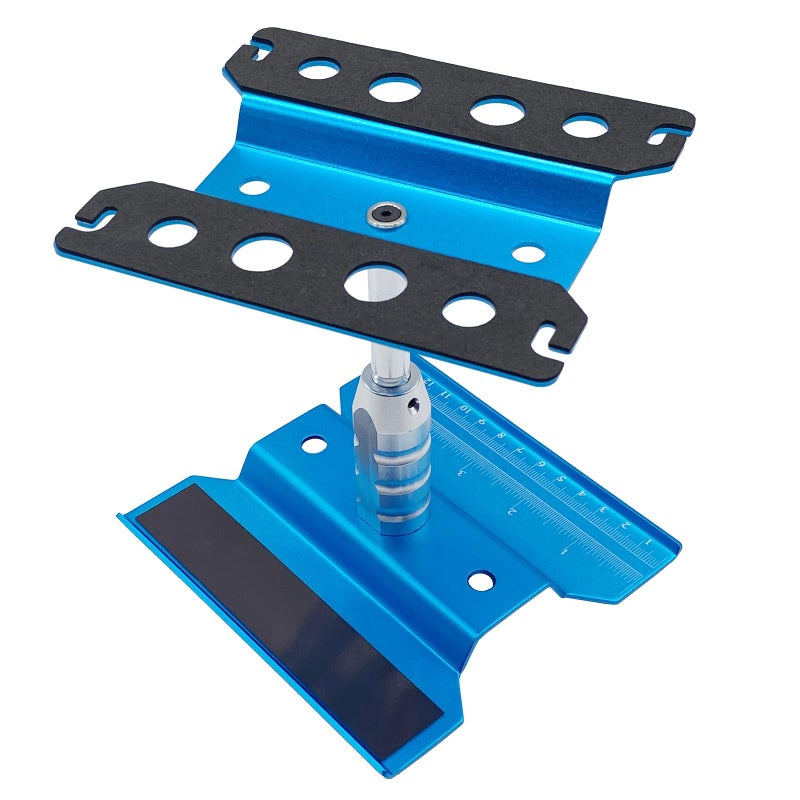 RC Lelut RC Car Stand RC Repair Stand 360 Degree Rotation Lift or Lower for Traxxas Arrma Redcat Axial RC4WD HSP Losi 18 110 112 116 Scale RC Crawler Car Truck Buggies Sky Blue - Image 3