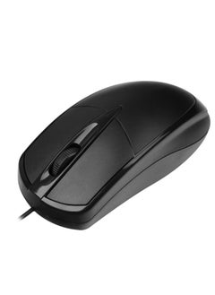 Zero ZR-180 Comfort USB Wired Mouse, 3 Button, 1200 DPI Optical Sensor, High Performance Plug & Play, for Desktop, PC and Laptop Windows/Mac, Black  - Image 1