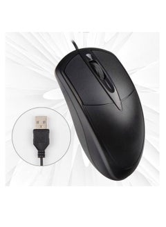 Zero ZR-180 Comfort USB Wired Mouse, 3 Button, 1200 DPI Optical Sensor, High Performance Plug & Play, for Desktop, PC and Laptop Windows/Mac, Black  - Image 2