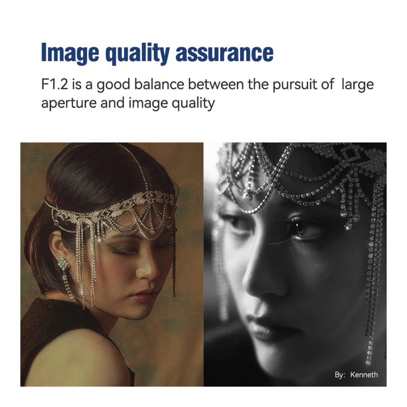 TTArtisan عدسة TTArtisan 50mm F1.2 APS-C يدوية التركيز فضية لكاميرات سوني E Mount مثل A5000 A5100 A6000 A6100 A6300 A6400 A6500 A6600 NEX-3 NEX-3N NEX-3R NEX-5T NEX-5R NEX-5 NEX-5N NEX-7 NEX-5C - Image 2