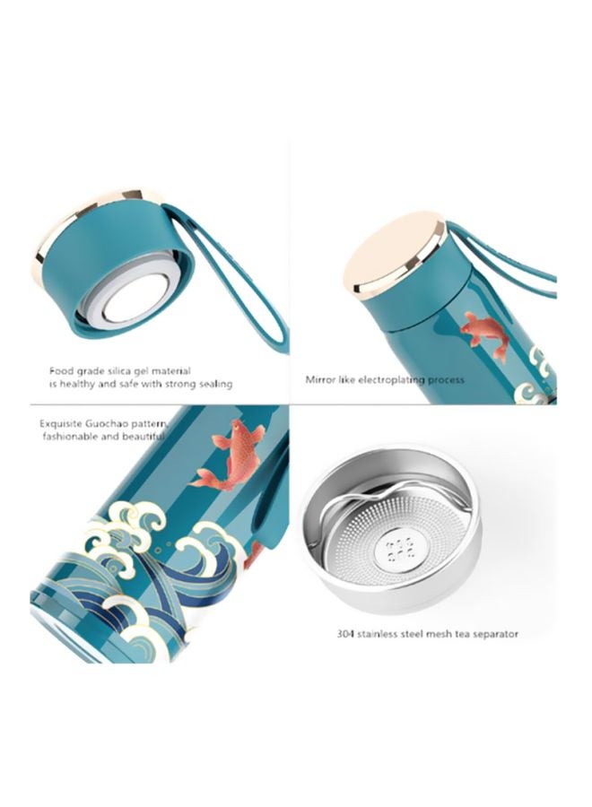 بيوينتي زجاجة مياه معزولة أزرق / برتقالي / أبيض - Image 3