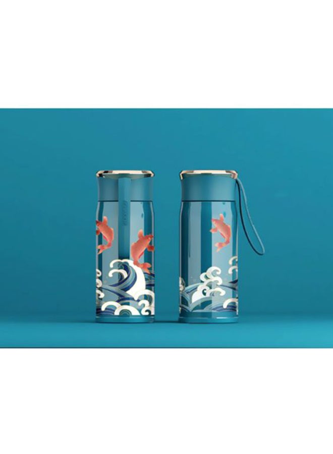 بيوينتي زجاجة مياه معزولة أزرق / برتقالي / أبيض - Image 4