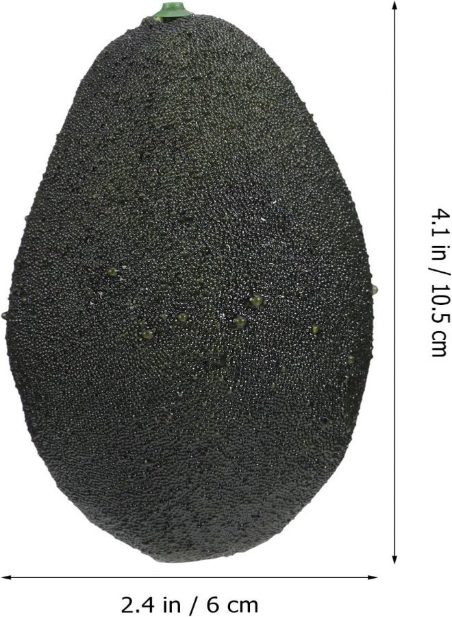 AKDC Generic 10Pcs Artificial Avocado Fake Lifelike Green Avocado Fruit Vegetable Photo Prop For Home Party Festival Decorations  - Image 5