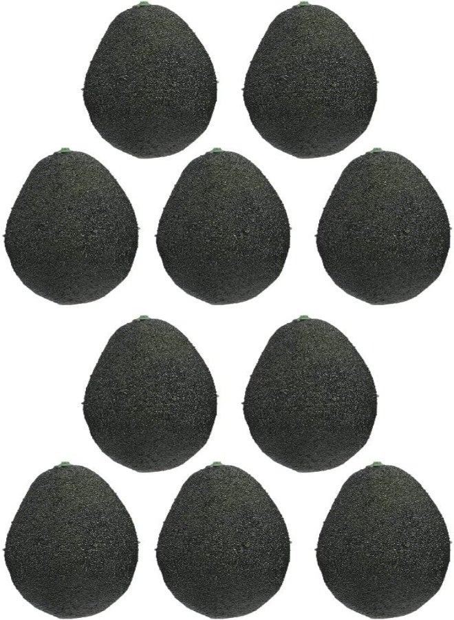 AKDC Generic 10Pcs Artificial Avocado Fake Lifelike Green Avocado Fruit Vegetable Photo Prop For Home Party Festival Decorations  - Image 4