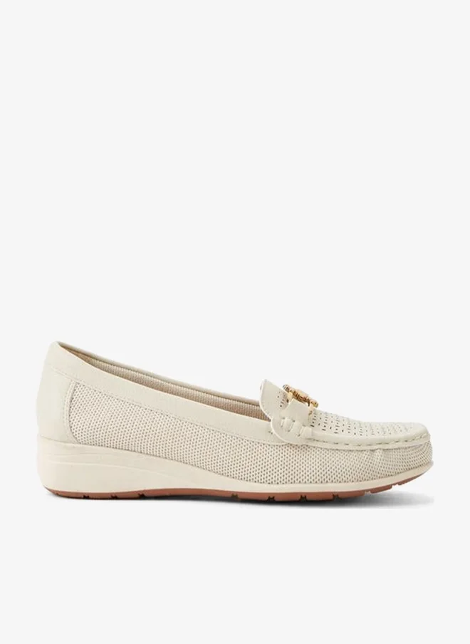 Le Confort Women Perforated Detail Loafers