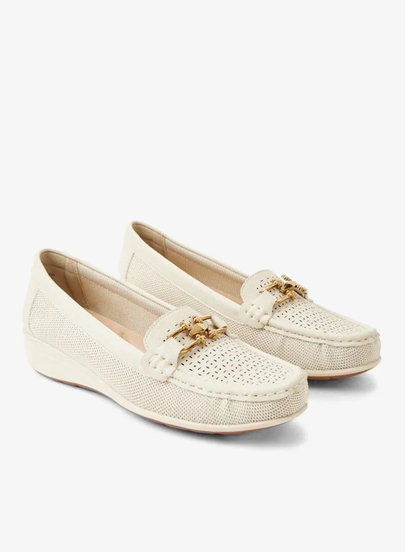 Le Confort Women Perforated Detail Loafers