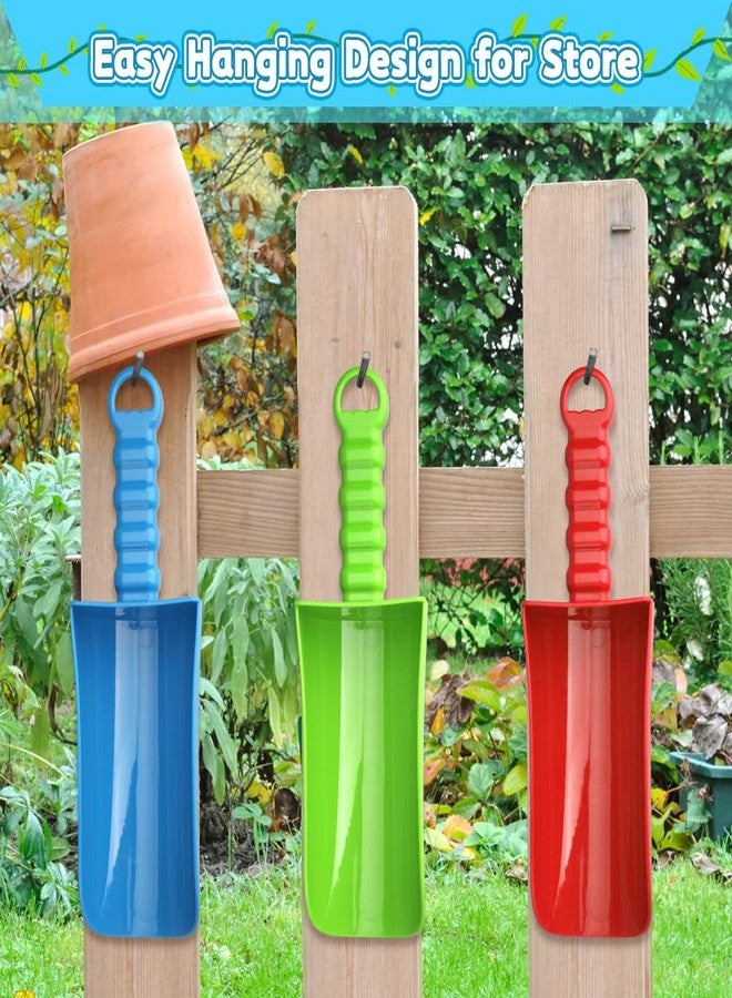 Anzmtosn Upgrade 9" Beach Sand Shovels Scooping Toys Set, Beach Spade with Anti Slip Handle, Garden Tool For Kids Adults, Gardening Digging Sandbox Kit, Beach Essential Gift For Boys Girls Indoor Outdoor - Image 5