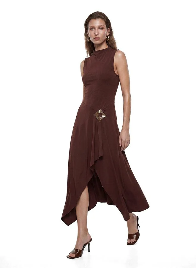 Koton  Asymmetric Sleeveless Midi Dress for Women | Best Price UAE