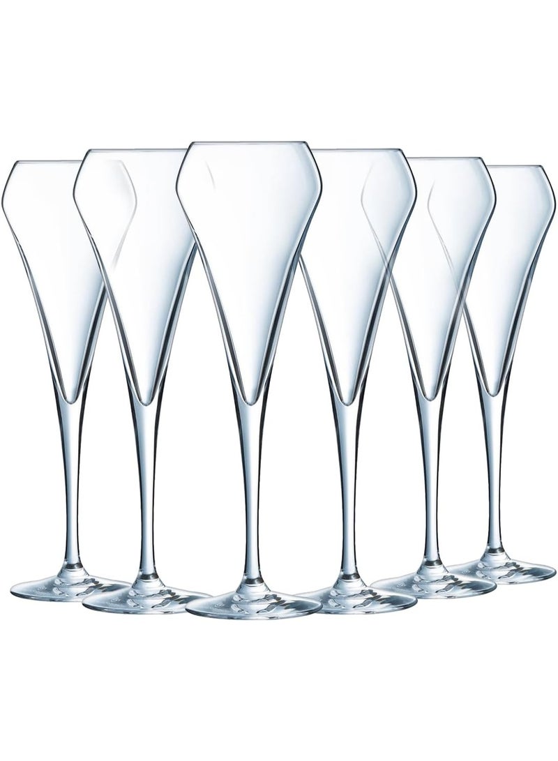 شيف & سوميلير كأس فوار U1051 من شيف آند سوميلير، 200 مل - مجموعة أوبن أب، كريستال كريستا، متين للغاية، آمن للاستخدام في غسالة الأطباق، صنع في فرنسا - مجموعة من 6 قطع - Image 3