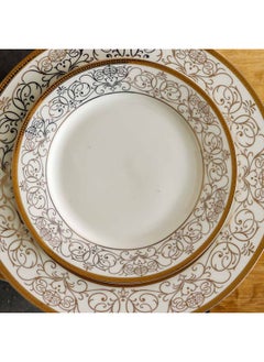 DANUBE HOME Royal 32-Piece New Bone China Dinner Set -Serve 6  - Image 4