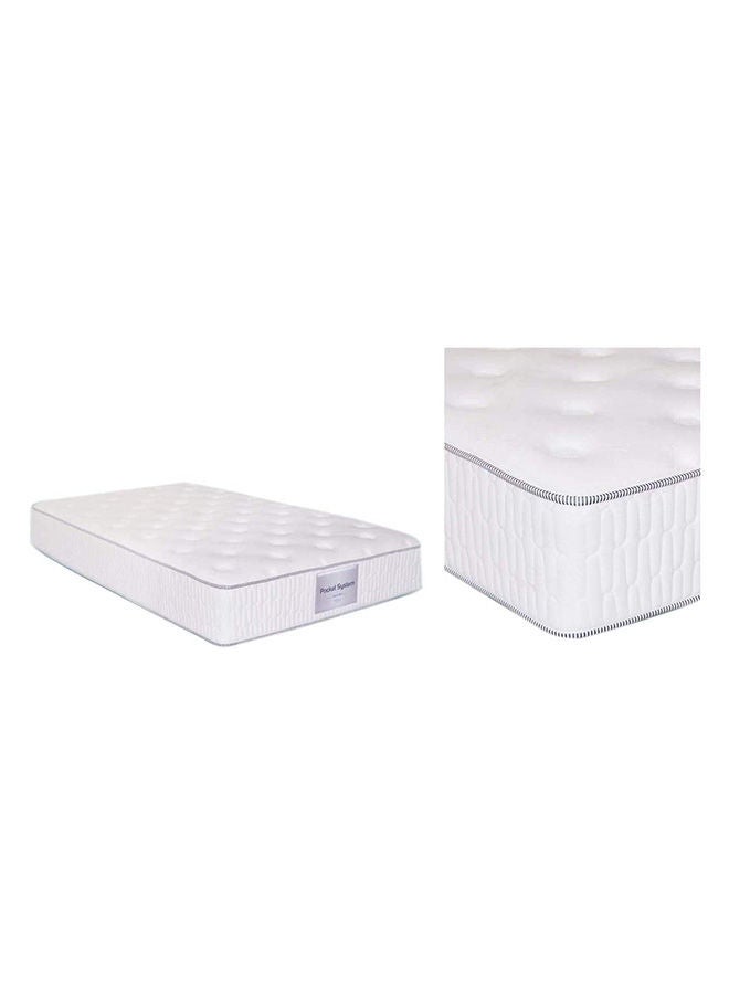 Galaxy Design Spring Star Medium Firm Single Size Mattress Fit For All Sleepers 5 Year Full Warranty White 200x100x20 cm - Image 5