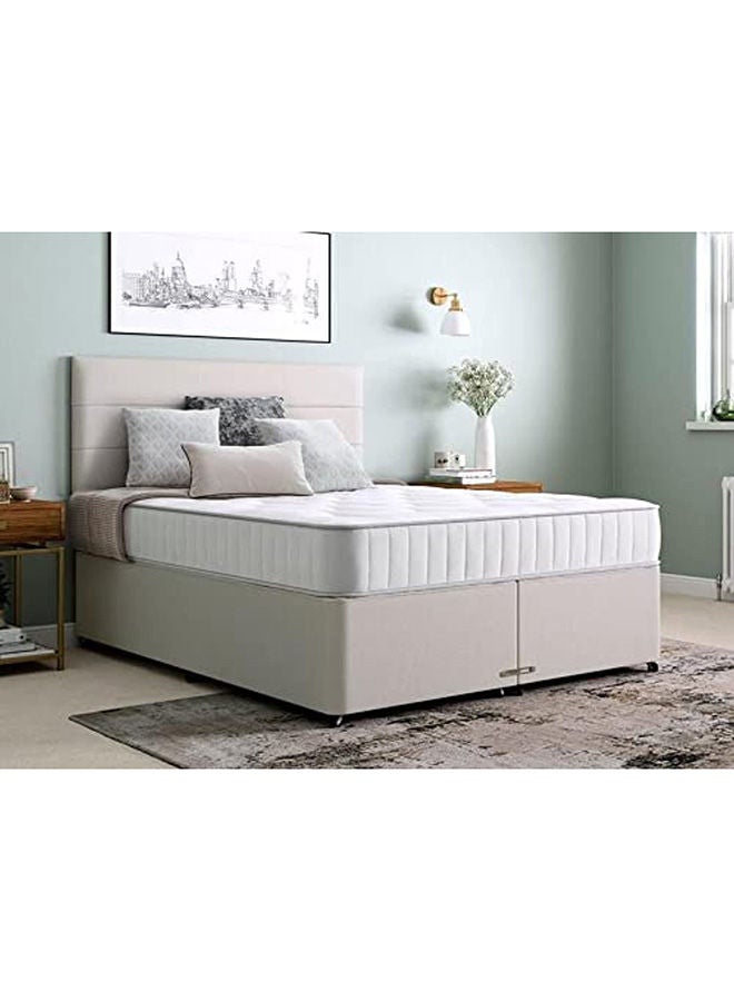 Galaxy Design Spring Star Medium Firm Single Size Mattress Fit For All Sleepers 5 Year Full Warranty White 200x100x20 cm - Image 1
