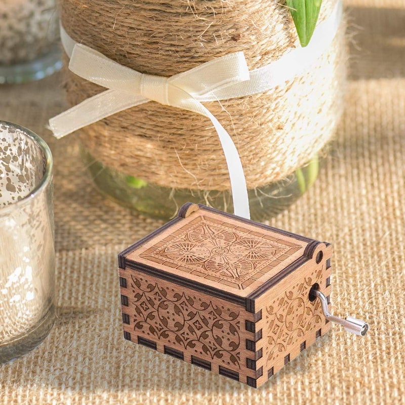 ukebobo Wooden Music Box - The Pooh Saying Music Box, Gift for Friend, Christmas, Holiday, New Year - 1 Set (11) - Image 5