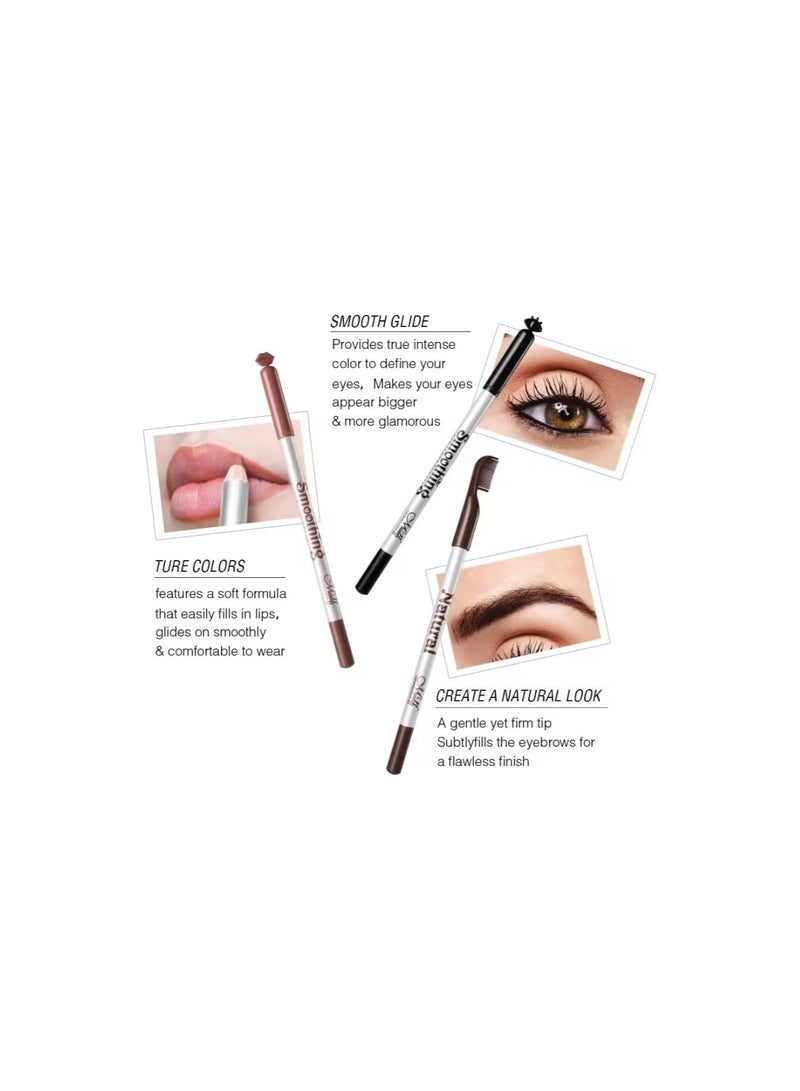Mn Eye Lip And Eyebrow 3In 1 Kit 288 Pieces  - Image 3