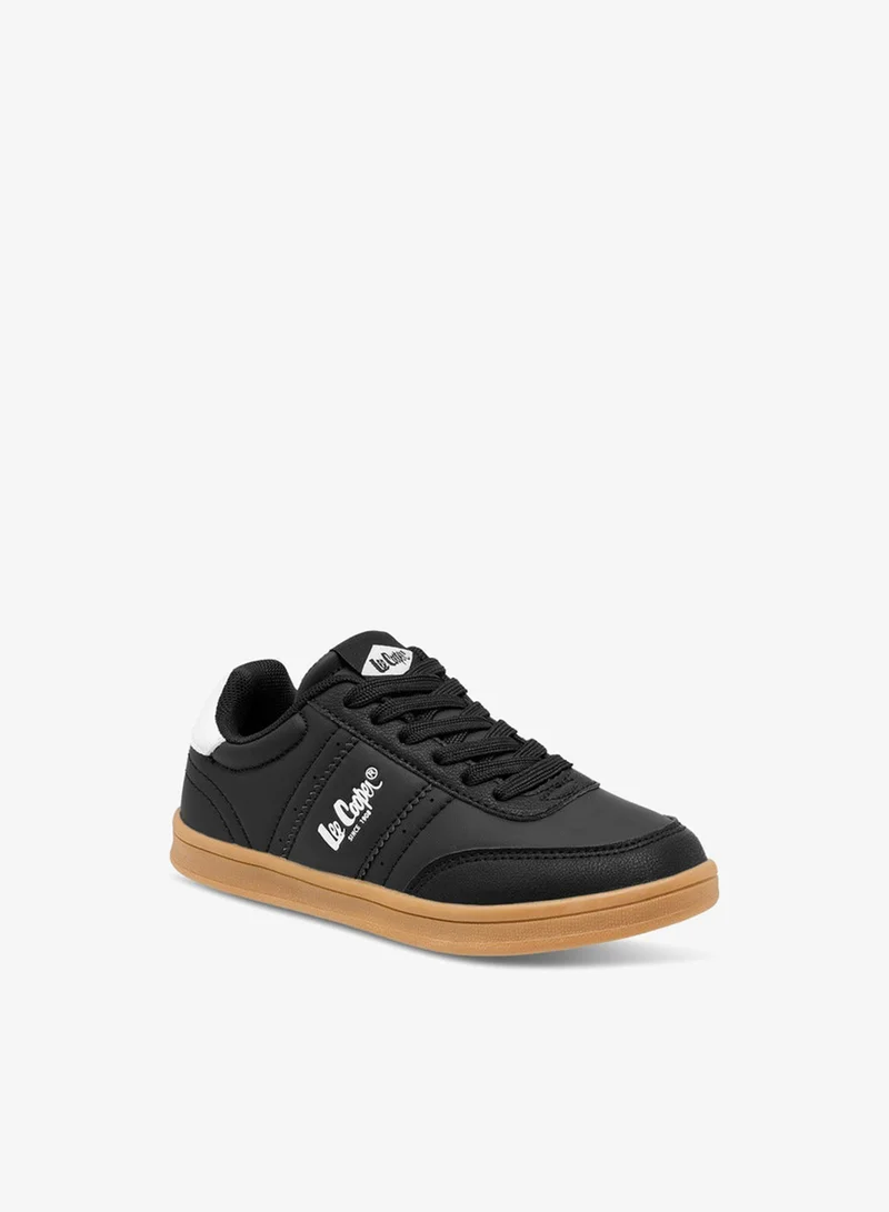 Lee Cooper Boys' Logo Print Lace-Up Sneakers