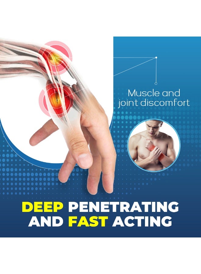 سوميفون 3 قطع كريم تخفيف التهاب الأوتار ، تهدئة آلام المفاصل والعضلات الطفيفة ، وتخفيف خدر الرسغ والألم - Image 3