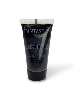 Makeup Fantasy FX Cream Makeup | Water Based Halloween Makeup | Black Face Paint & Body Paint For Adults 1 fl oz (30ml) (Black)