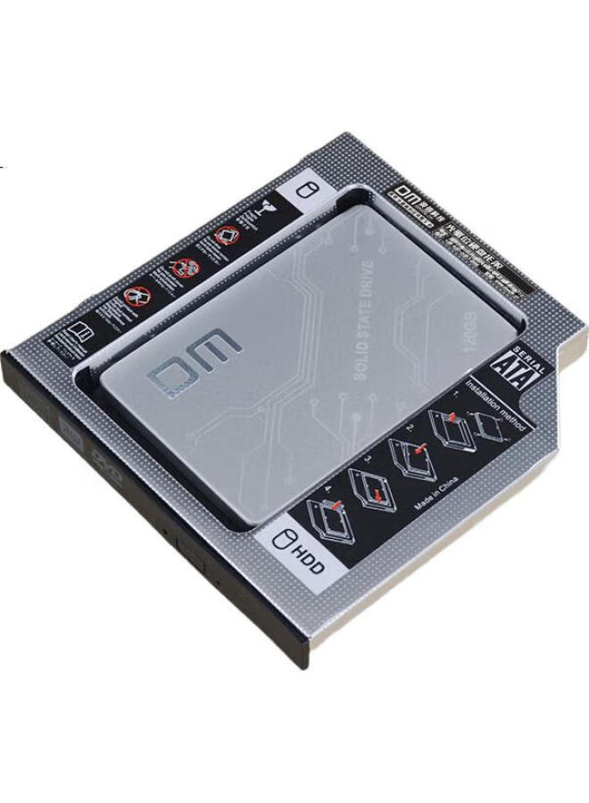Dm Notebook Optical Drive Sata Hard Drive Bracket, 9.5Mm Thick, 2.5-Inch Ssd Solid State Drive Stand, Silver, Dw095S - Image 3