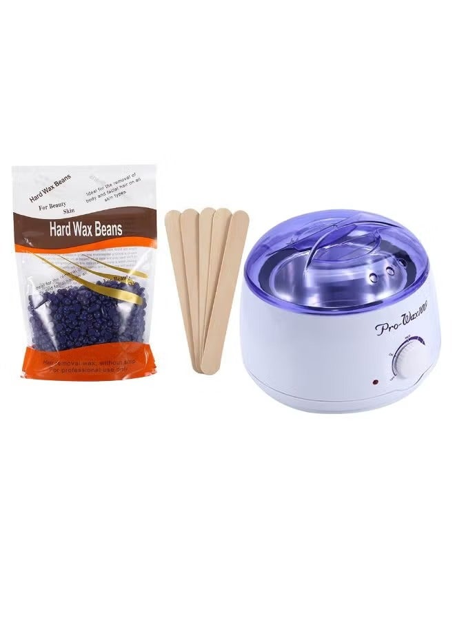 Hair Removal Wax Heater With Accessory Multicolour