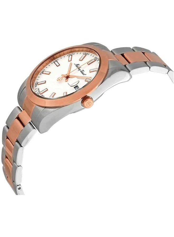 Mathey-Tissot ساعة ماتهي-تيسو رولي I بقرص أبيض للرجال H450RA - Image 2