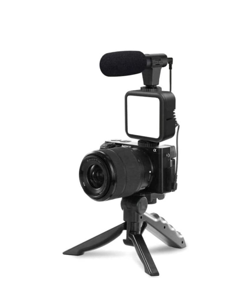 SUKILO Smartphone Vlogging Kit with LED Light, Noise Reduction Microphone, Flexible Tripod, Phone Holder & Bluetooth Remote | Perfect for YouTube, TikTok, Instagram & Kids' Video Recording  - Image 2
