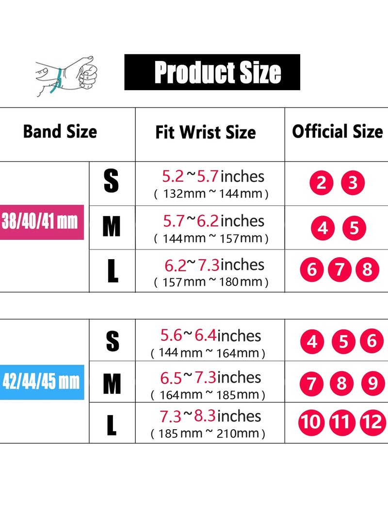 ROCKROSE - Braided Solo Apple Watch 42/44mm Band Size M (150mm) – Black - Image 1