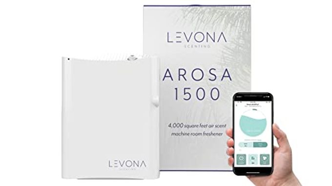 LEVONA SCENT Waterless Diffuser Essential Oil Aroma Smart Plug-in, Portable Machine for Whole House & Large Spaces, LCD, HVAC, With Cleaning Cloth, Covers 4000 sqft Arosa 1500 (Scent Not Included) - Image 4