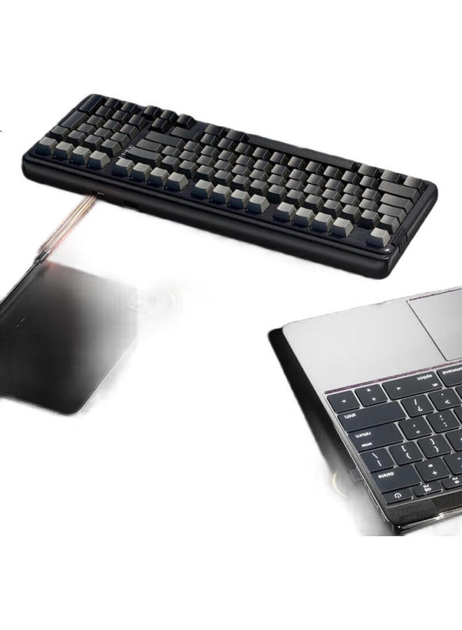 Daryo Dareu A98 Professional Edition 98-Key Layout Wired/Wireless/Bluetooth Tri-Mode Customizable Mechanical Gaming Rgb Backlit Keyboard, Mengyu Hifi Switch - Absolute Purple - Image 3