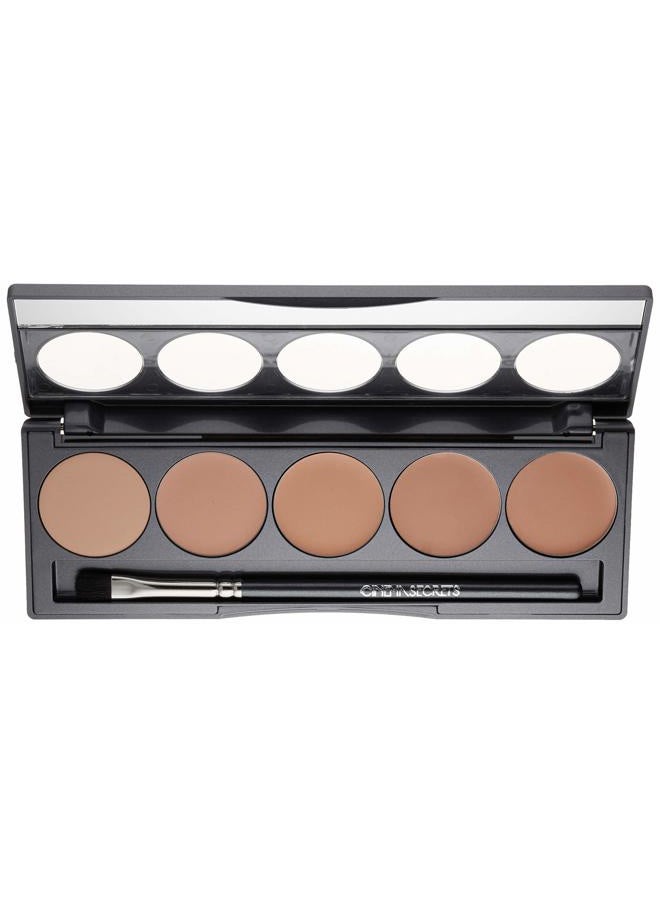 Cinema Secrets Pro Cosmetics Ultimate Foundation 5-In-1 Pro Palette, 500A Series  - Image 2