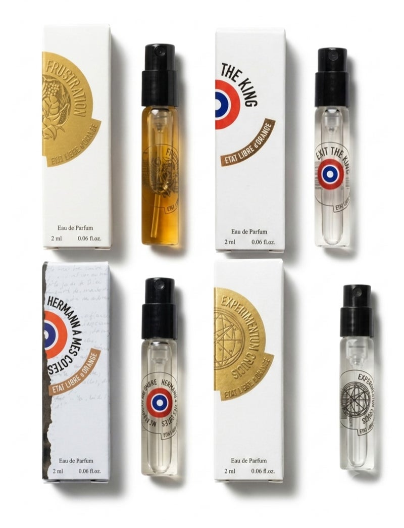 ETAT LIBRE D'ORANGE Eté Libre d'Orange perfume set consisting of 4 pieces, 2 ml each - Image 1