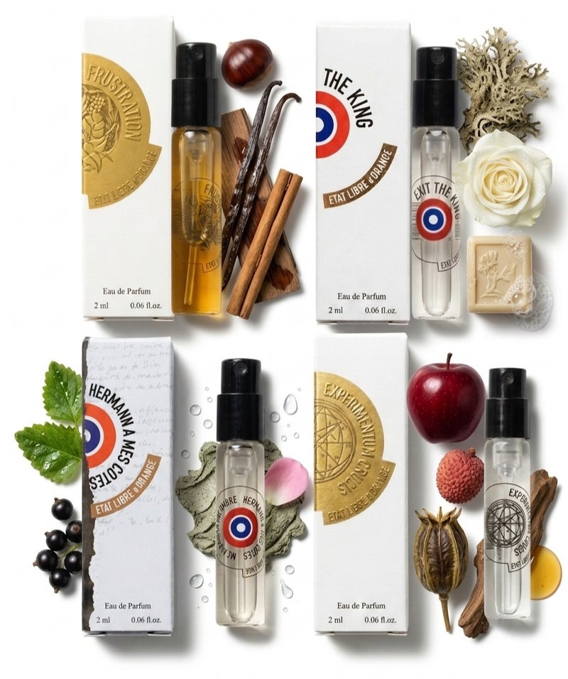 ETAT LIBRE D'ORANGE Eté Libre d'Orange perfume set consisting of 4 pieces, 2 ml each - Image 2