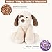 SuzziPals Heatable Coolable Dog Stuffed Animal Heating Pad Microwavable for Soothing Relaxation Lavender Scented Stuffed Dog Plush for Stress Relief Puppy Plushie Gifts for Kid Women - Image 4