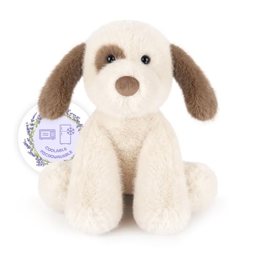 SuzziPals Heatable Coolable Dog Stuffed Animal Heating Pad Microwavable for Soothing Relaxation Lavender Scented Stuffed Dog Plush for Stress Relief Puppy Plushie Gifts for Kid Women - Image 1