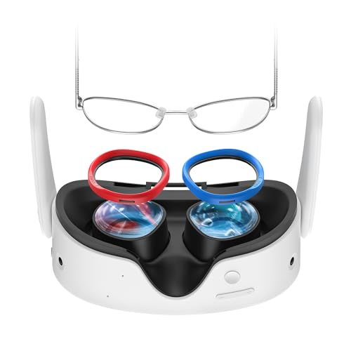 AMVR Glasses Spacer Compatible with Oculus Quest 3S/Quest 2/Rift S Accessories, Soft Silicone Anti-Scratch Ring, Protect VR Lens and Prescription Glasses from scratchings（Not Compatible with Quest 3） - Image 1