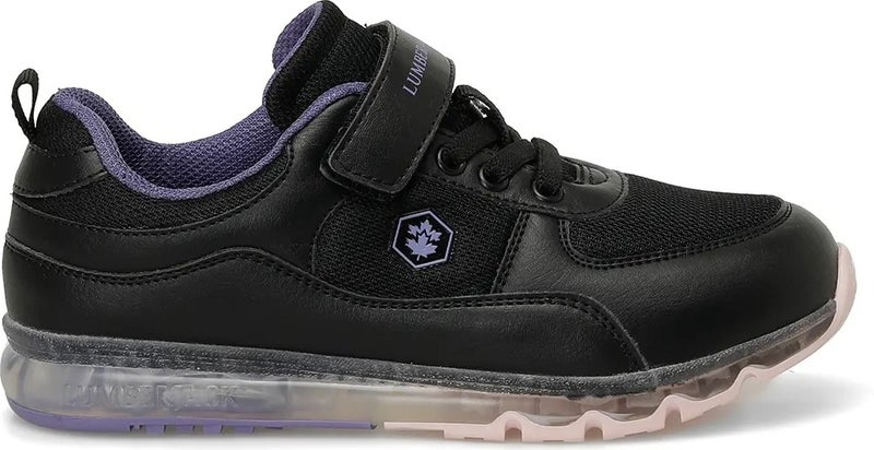 LUMBERJACK Cap Mesh 3fx Black-Lilac Girls Sneakers  - Image 1