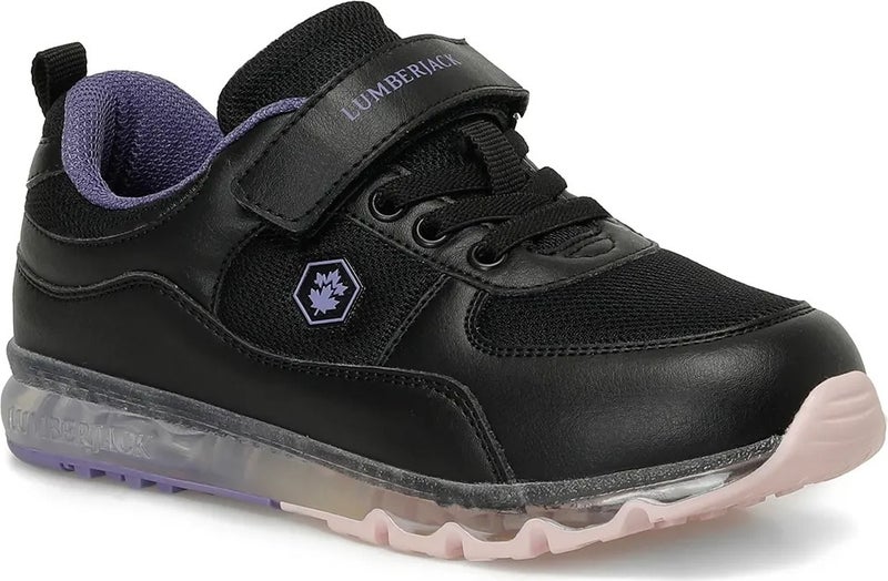 LUMBERJACK Cap Mesh 3fx Black-Lilac Girls Sneakers  - Image 2