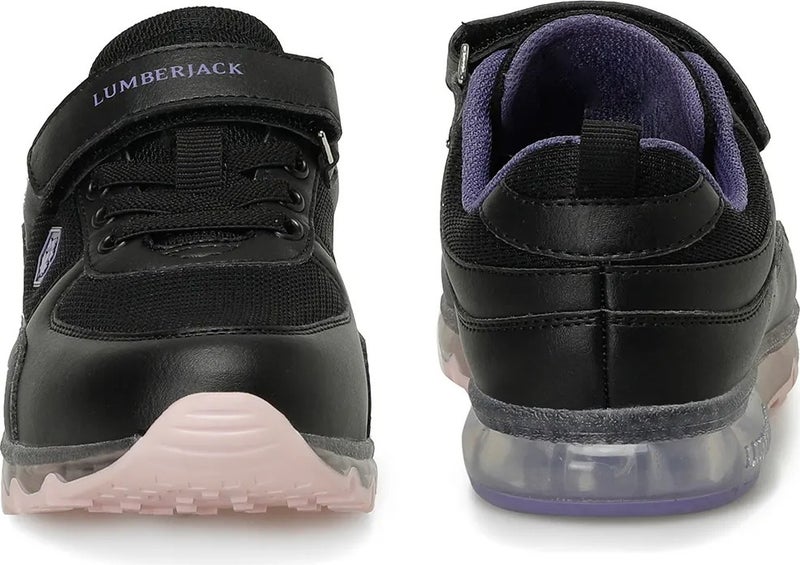 LUMBERJACK Cap Mesh 3fx Black-Lilac Girls Sneakers  - Image 5