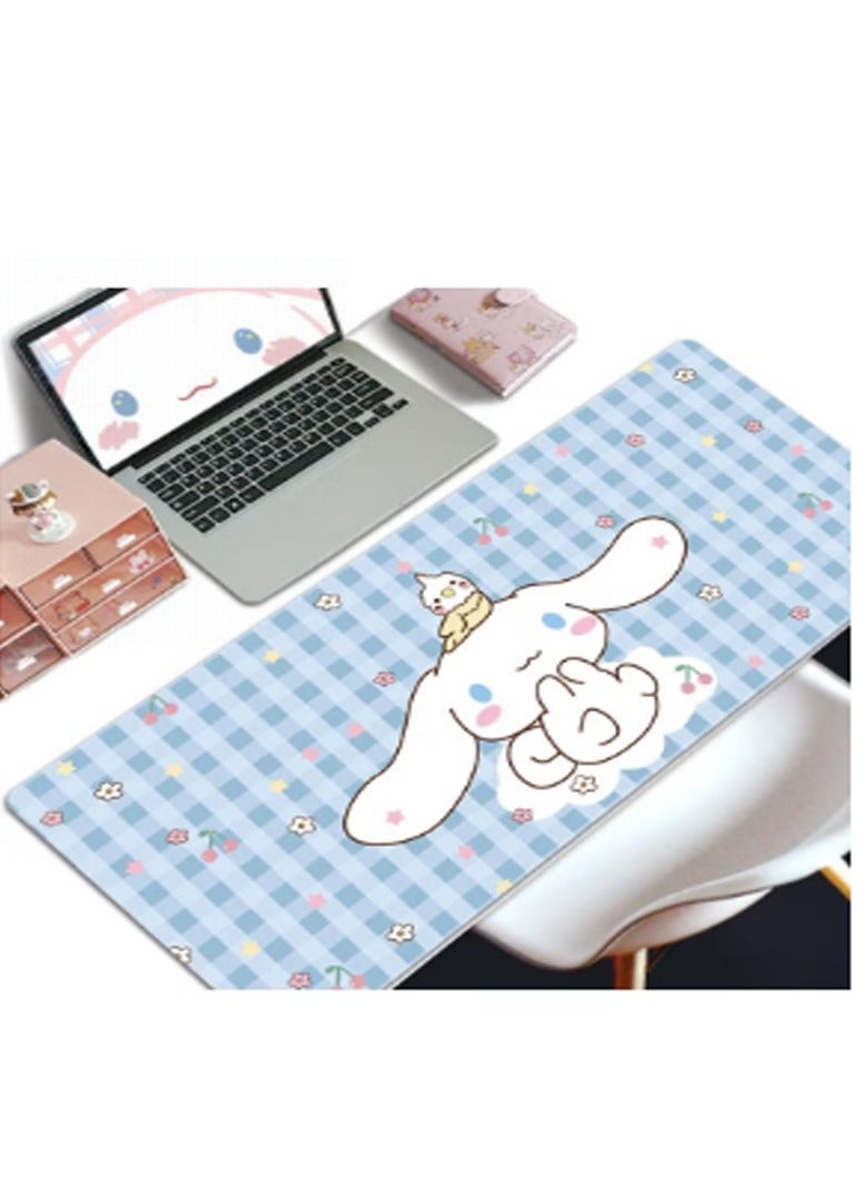 Y&D Cinnamoroll Gaming Mouse Pad Extended Large Mat Desk Pad Stitched Edges Mousepad Long Mouse Pad And Non-Slip Rubber Base Mice Pad 800x300x5mm  - Image 1